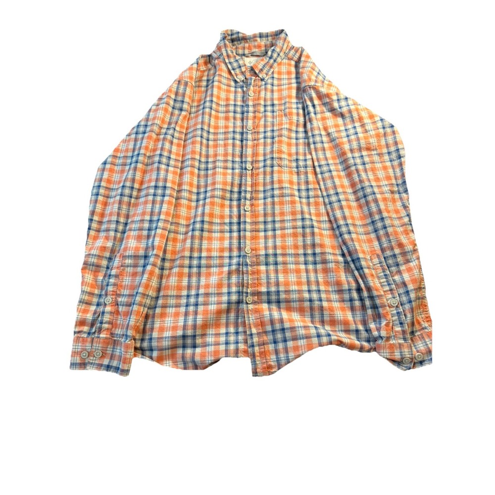 Columbia Plaid Button Down Shirt Mens L Long Sleeve Outdoor Fishing Hiking